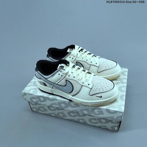 Nike Dunk SB Low White Black Navy EU 36-45 Skate Shoe - Unisex (BS-61279)