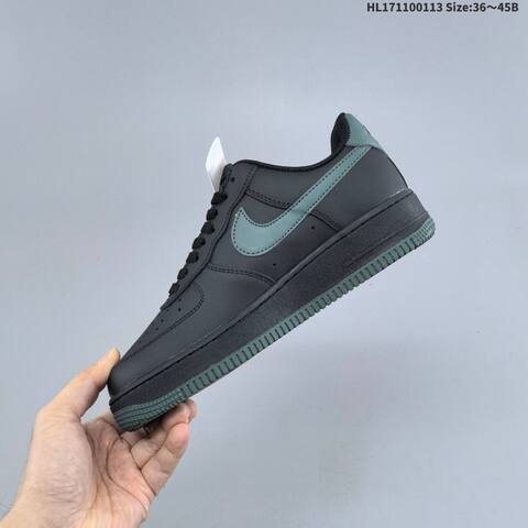 Nike Air Force 1 07 FJ4146-004 Black Dark Green Red EU 36-45 Sneaker - Unisex (BS-62012)
