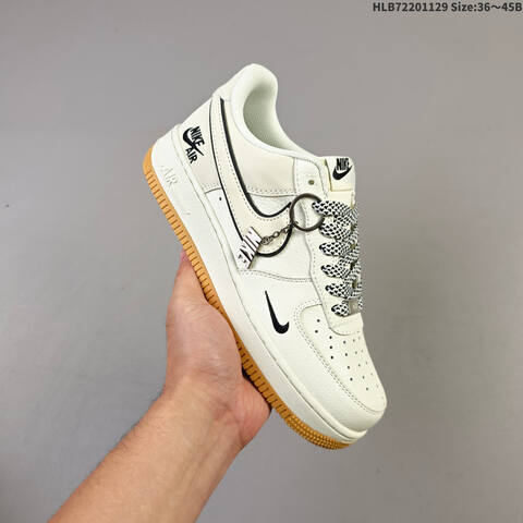Nike Air Force 1 07 LV8 CS5288-053 Off White Black EU 36-45 Sneaker - Unisex (BS-62971)