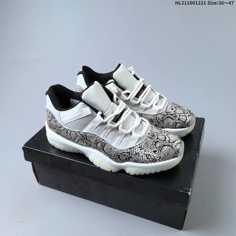 Nike Air Jordan 11 Retro Low LE Navy Snakeskin AIR JORDAN 580521 HL2110 Lifestyle (BS-67317)