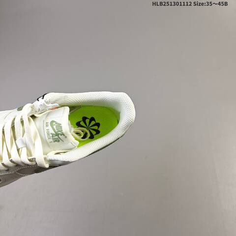 Nike Air Force 1 07 Off White Olive Green White EU 35-45 Sneaker - Unisex (BS-63825)