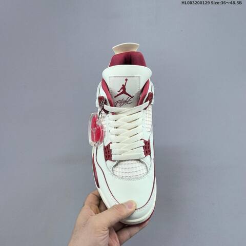 Air Jordan 4 Retro Sierra Red WMNS AIR JORDAN 4 Aj4 Lifestyle (BS-66778)