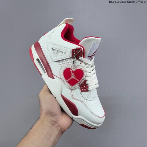 Air Jordan 4 Retro Sierra Red WMNS AIR JORDAN 4 Aj4 Lifestyle (BS-66764)