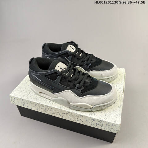 Air Jordan 4 RM Black Light Bone AIR JORDAN 4 Aj4 Lifestyle (BS-67599)