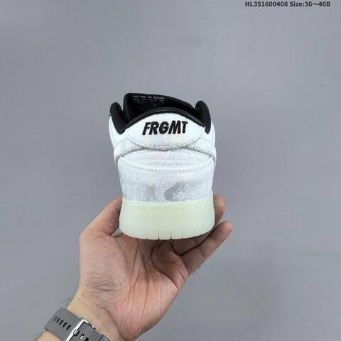 Nike SB Dunk Low Pro White Black Glow EU 36-46 Skate Shoe - Unisex (BS-60891)