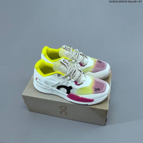 On THE ROGER Pro 2 White Neon Orange EU 36-47 Tennis Shoe Casual Sneakers - Unisex (BS-69509)