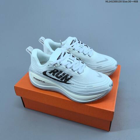 Nike Vomero Plus ReactX Air Zoom White Light Pink Rose Gold Silver EU 36-46 Running Shoe - Unisex (BS-61649)