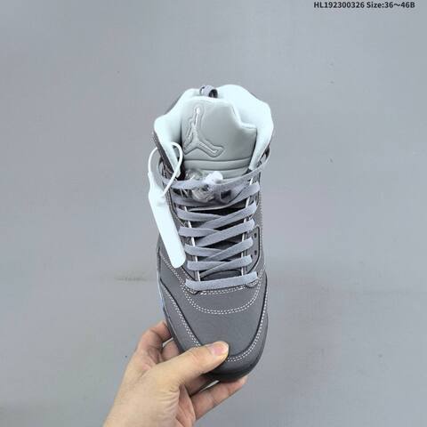 Air Jordan 5 Retro Wolf Grey Replica AIR JORDAN 5 Aj5 5 TP Lifestyle (BS-66437)