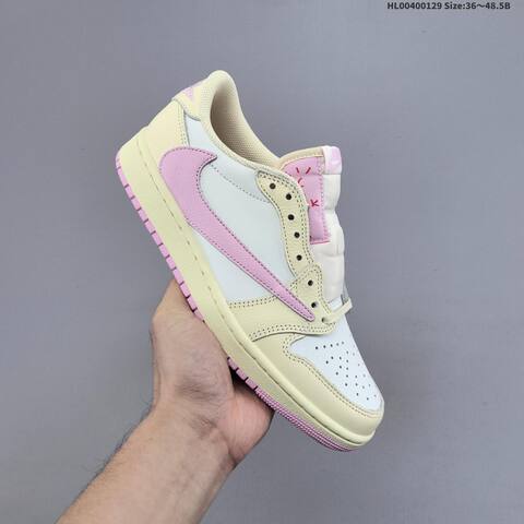 Travis Scott x Air Jordan 1 Low AIR JORDAN 1 Aj1 Lifestyle (BS-66781)
