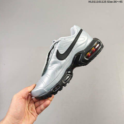 Nike Air Max Plus Drift TN Metallic Silver Black EU 36-45 Running Shoe - Unisex (BS-63083)