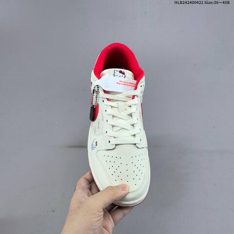 Nike Dunk SB Low Beige Red White Black Light Blue EU 36-45 Skate Shoe - Unisex (BS-60611)