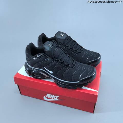 Nike Air Max Plus TN Light Blue Black Black White EU 36-47 Running Shoe - Unisex (BS-62207)