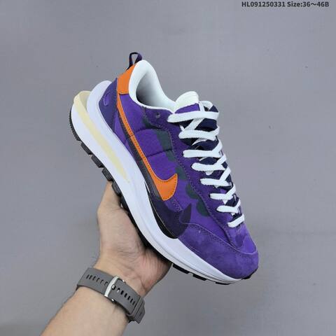 Nike Vaporwaffle Sacai Purple Orange White Green Purple Beige Black EU 36-46 Sneaker - Unisex (BS-60998)