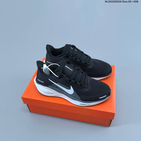 Nike Air Zoom Pegasus 41 Black White Neon Pink EU 36-45 Running Shoe - Unisex (BS-60120)