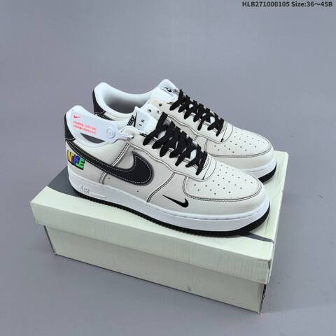 Nike Air Force 1 07 Blue White Black EU 36-45 Sneaker - Unisex (BS-62215)