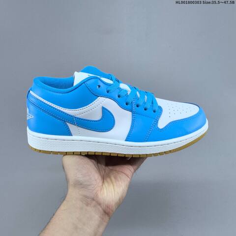 Air Jordan 1 Low UNC Gum AIR JORDAN 1 Aj1 Lifestyle (BS-66627)