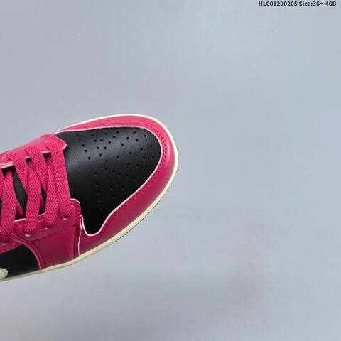 Air Jordan 1 Low Bred Black AIR JORDAN 1 Aj1 Lifestyle (BS-66691)