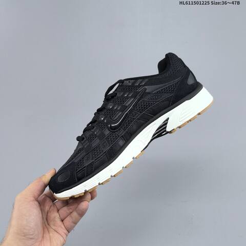 Nike P-6000 Black White Gum Gold EU 36-47 Running Shoe - Unisex (BS-62460)