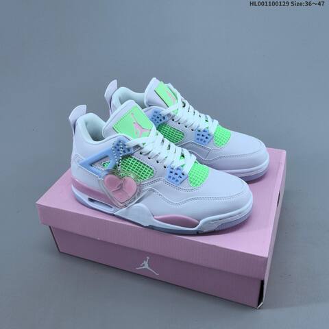 Air Jordan 4 Retro Valentine s Day AIR JORDAN 4 Aj4 Lifestyle (BS-66779)