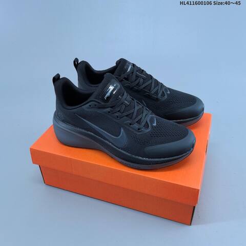 Nike Air Zoom Pegasus 42 Light Grey Black White EU 40-45 Running Shoe - Men's (BS-62205)