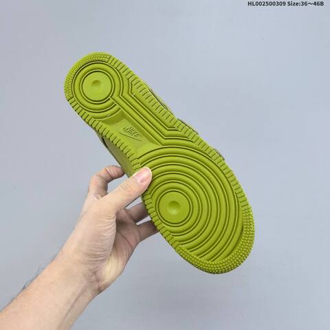 Nike CPFM x Air Force 1 Low Sunshine Olive Green EU 36-46 Sneaker - Unisex (BS-61411)