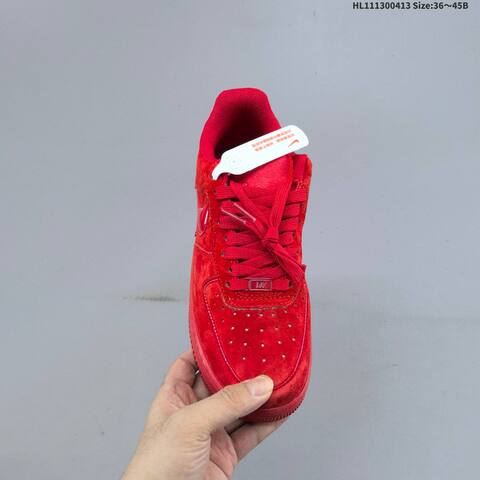 Nike Air Force 1 07 Low All Red EU 36-45 Sneaker - Unisex (BS-60773)