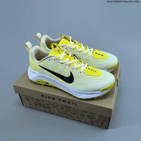 Nike ReactX Wildhorse 10 FV2338-015 Black White Yellow EU 36-45 Trail Shoe - Unisex (BS-61308)