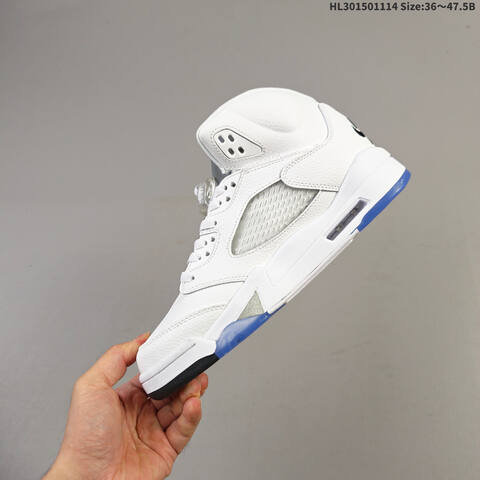Air Jordan 5 Retro Metallic White Replica AIR JORDAN 5 Aj5 Lifestyle (BS-67813)