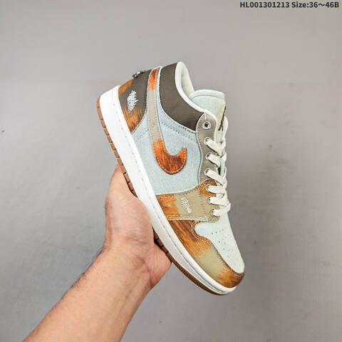 Air Jordan 1 Low SE Multi-Color Distressed AIR JORDAN 1 Aj1 1 Jo Lifestyle (BS-67463)