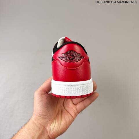 Air Jordan 1 Low OG Black Muslin Varsity Red Replica AIR JORDAN 1 Aj1 Lifestyle (BS-67845)