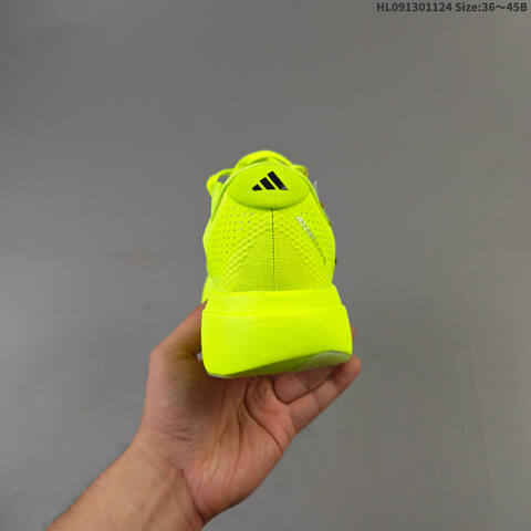 Adidas Adizero Evo SL Neon Yellow Dark Purple Silver EU 36-45 Running Shoe - Unisex (BS-65476)