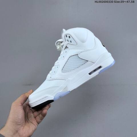 Air Jordan 5 Retro Metallic White Replica AIR JORDAN 5 Aj5 Lifestyle (BS-66402)