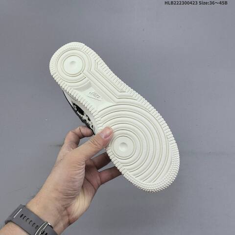 Nike Air Force 1 07 LV8 FJ7740-071 Off White Dark Grey White Blue Gold EU 36-45 Sneaker - Unisex (BS-60565)