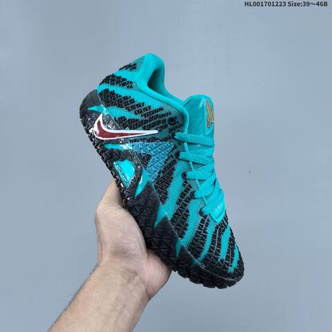 Nike Ja 3 Year Of The Horse Teal Black Red Gold Brown EU 39-46 Basketball Shoe - Unisex (BS-62497)