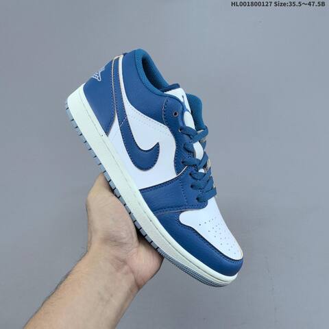 Air Jordan 1 Low Marina Blue AIR JORDAN 1 Aj1 Lifestyle (BS-66805)