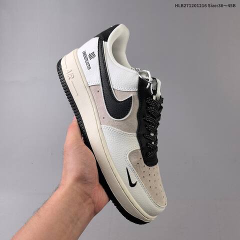 Nike Air Force 1 07 White Black Grey Dark Green EU 36 45 Skate Shoe EU 36-45 - Unisex (BS-62650)
