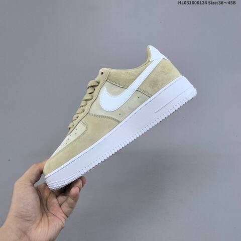 Nike Air Force 1 07 Low Beige White EU 36-45 Sneaker - Unisex (BS-61776)