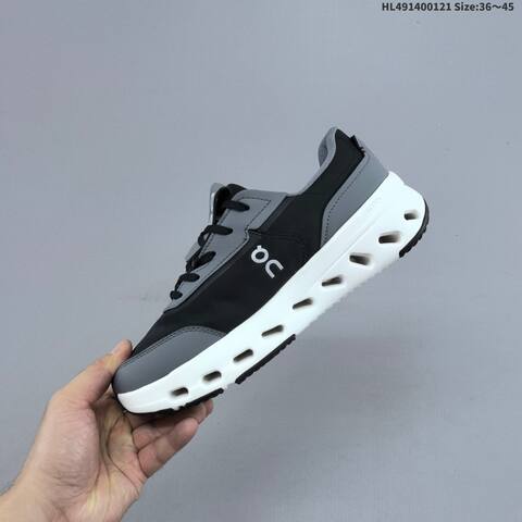 On Cloudsurfer Max Black Grey White EU 36-45 Running Shoe Running Sneakers - Unisex (BS-69704)