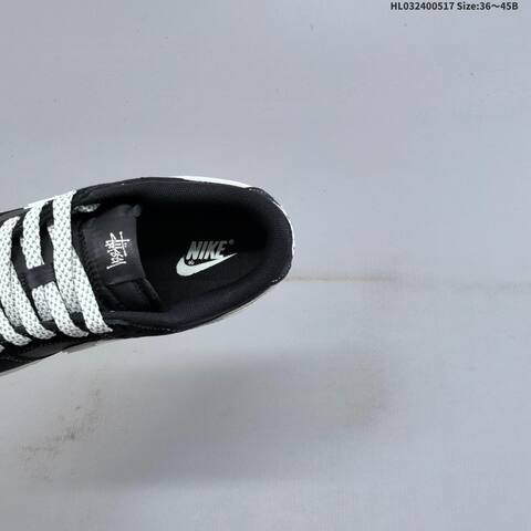 Nike Dunk SB Low Stussy Black White Sail Gum EU 36-45 Skate Shoe - Unisex (BS-60300)