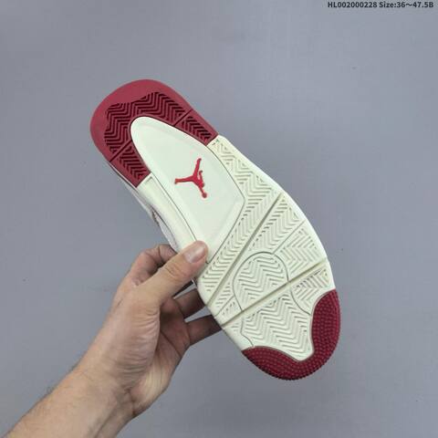 Air Jordan 4 Retro Sierra Red WMNS AIR JORDAN 4 Aj4 Lifestyle (BS-66662)