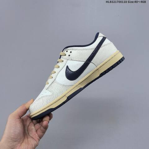 Nike Stranger Things x Nike Dunk Low SB Off White Navy Beige EU 40-46 Skate Shoe - Men's (BS-61924)