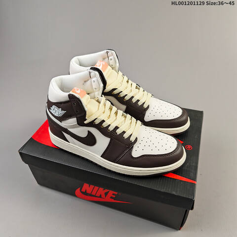 A Air Jordan 1 High OG Baroque Brown AIR JORDAN 1 Aj1 Lifestyle (BS-67615)
