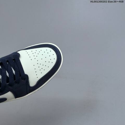 Air Jordan 1 Low Obsidian Suede AIR JORDAN 1 Aj1 Lifestyle (BS-66720)