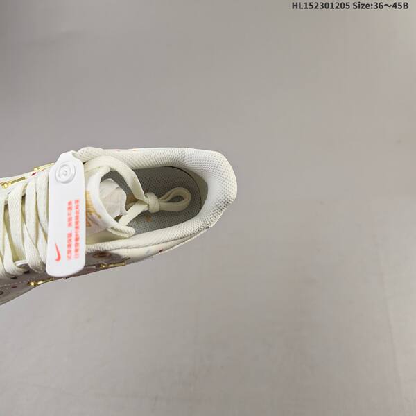 Nike Air Force 1 07 ZH0316-151 off white gold multicolor EU 36-45 sneaker