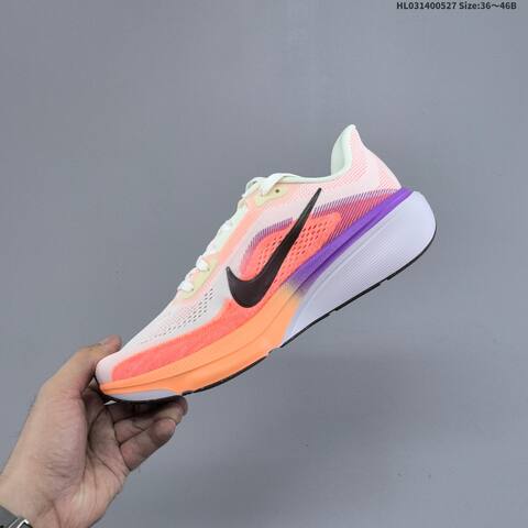 Nike Air Zoom Pegasus 42 Cream Orange Purple Brown White EU 36-46 Running Shoe - Unisex (BS-60092)