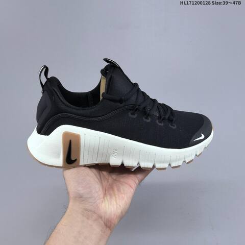 Nike Free Metcon 6 FJ7127-010 Black White Gum Brown EU 39-47 Training Shoe - Unisex (BS-61696)