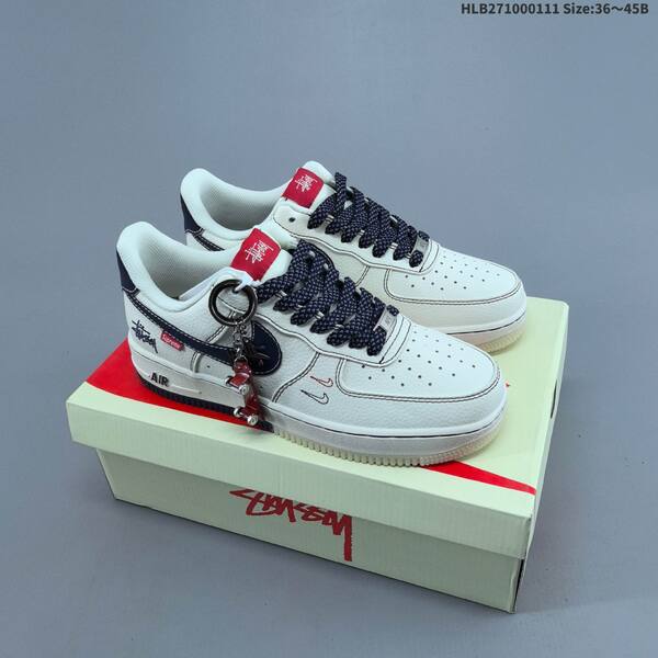 Nike Air Force 1 07 LV8 white grey black red EU 36-45 sneaker