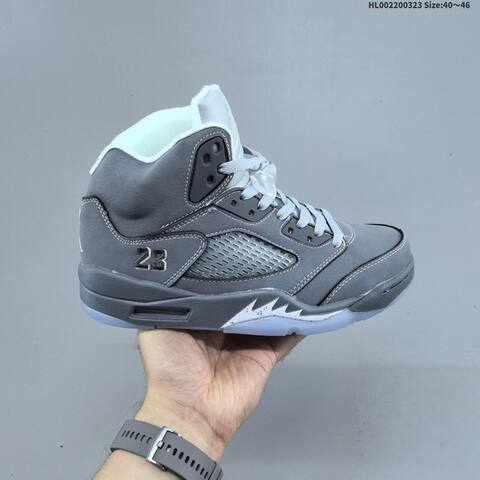 Air Jordan 5 Retro Wolf Grey Replica AIR JORDAN 5 Aj5 5 TP Lifestyle (BS-66458)