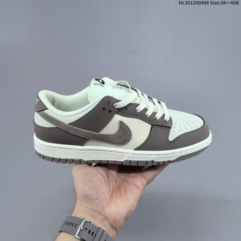Nike Dunk Low Grey Burgundy White EU 36-46 Skate Shoe - Unisex (BS-60890)
