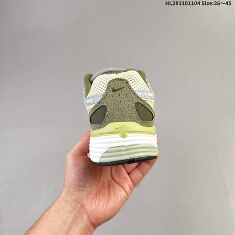 Nike P-6000 Beige Olive Green Grey White EU 36-45 Running Shoe - Unisex (BS-63886)